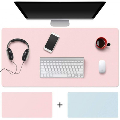 Laptop Mat Leather Double Side Colors Desk Mat Large Mousepad Onhand