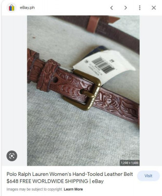 Ralph Lauren Leather Belt
