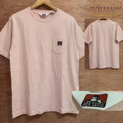 BEN DAVIS OVERSIZED POCKET TEE (Light Pink)