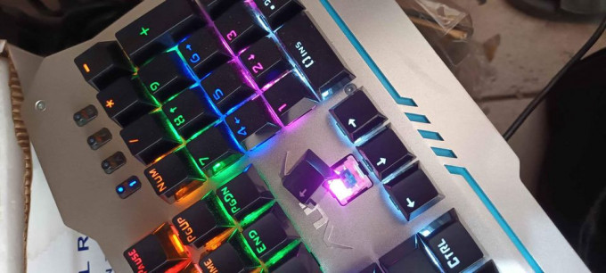 Full mechanical bluswitch keyboard