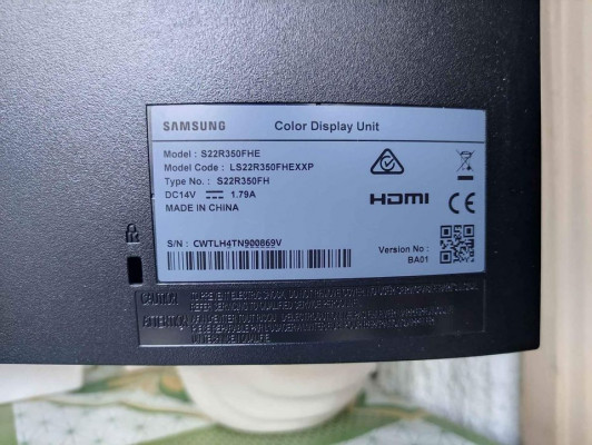 Samsung 21.5" IPS 75hz Frameless Monitor