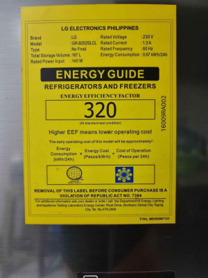 Refrigerator LG Smart Inverter