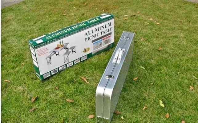 aluminum picnic table