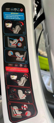 preloved Picolo baby car seat