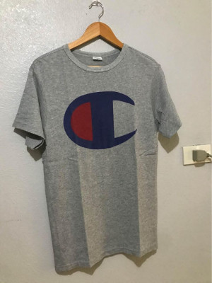 CHAMPION 100 percent cotton round neck tee.