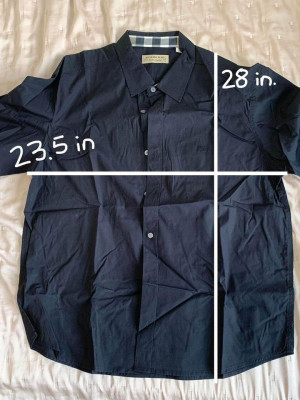 Pre-Loved Burberry Black Long Sleeve Shirt