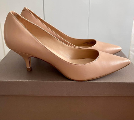 Charles and Keith Nude Low Heels 1.5inches