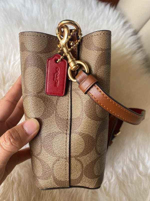 Coach Mini Mollie Bucket Bag with Coach Cardholder LP