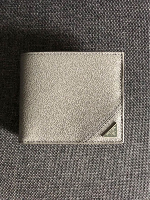SALE Authentic Brandnew Prada 2MO513 Mercurio Gray Bifold Wallet
