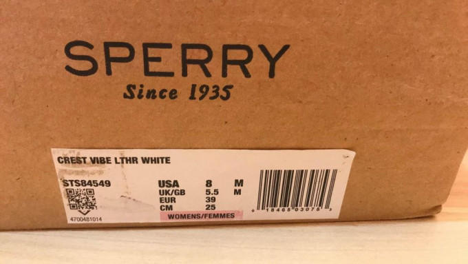 SPERRY WOMEN  LEATHER WHITE SHOES