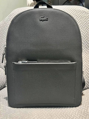 Authentic Lacoste Chantaco Leather backpack