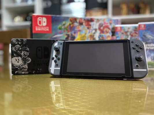 Nintendo Switch V1 Super Smash Bros Limited Edition Patched