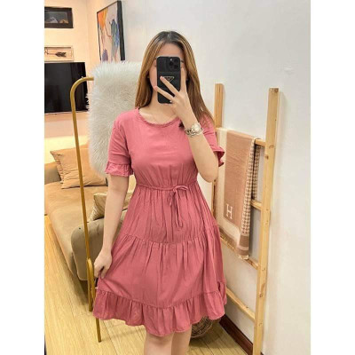 Taylor Sheering Tie Dress