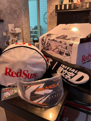 Bilmola x Initial D Rapid RSLT FC3S Helmet XXL