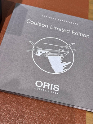 Oris Coulson Limited Edition