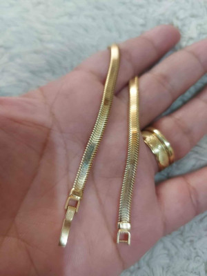 K18 japan gold bracelet Snake chain