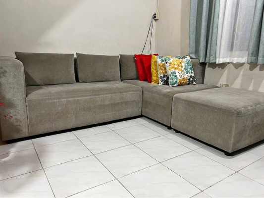 L shaped sofa
