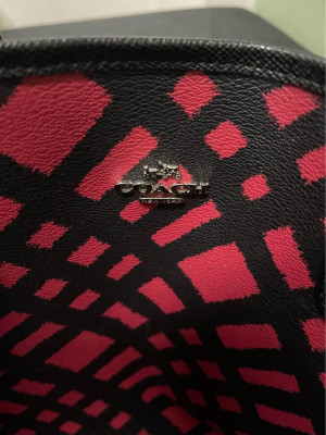 Coach reversible tote