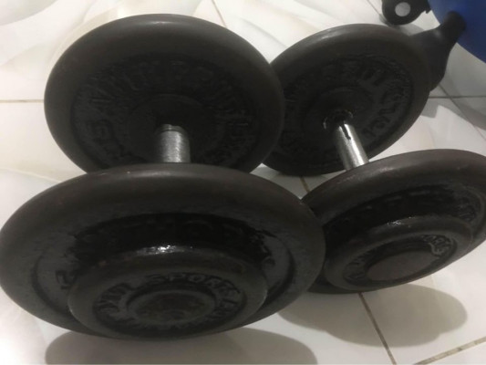 Rush sale take all DUMBELLS 25lbs each