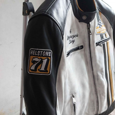Helstons leather motorcycle jacket