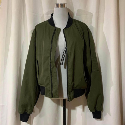 Stussy Green Army Bomber Jacket