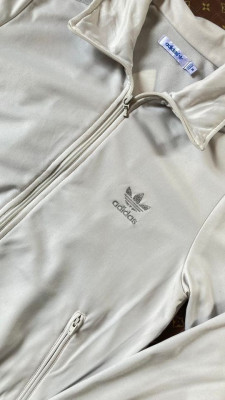 Adidas Trefoil Chrome white jacket