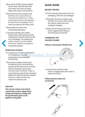 ELECTROLUX MOBIONE VACUUM CLEANER