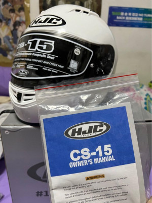 HJC CS-15 FULL FACE HELMET WHITE