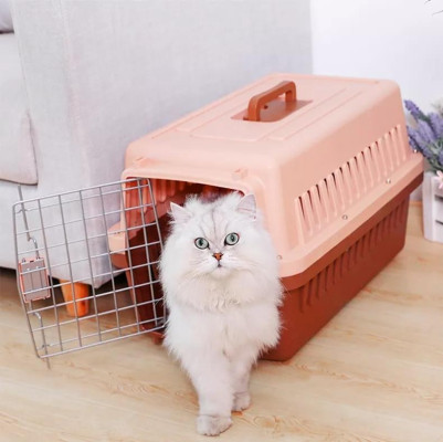 Portable Pet Carrier Travel Cage for Cat or Dog