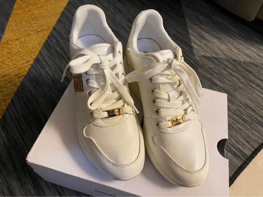 Aldo White Sneakers (wedge)