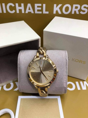 MK twisted strap Gold and Black tone