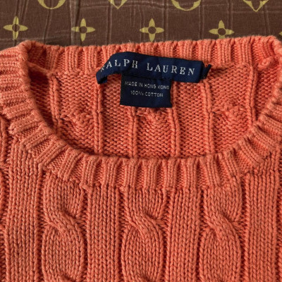 Ralph lauren tangerine sweater