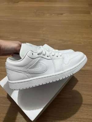 Brand New Air jordan 1 Low Triple White (Authentic)