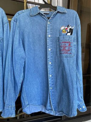 LOONEY TUNES VINTAGE DENIM JACKET BY WARNER BROS