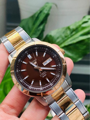 SEIKO 5 ROSEGOLD BEZEL ORIGINAL