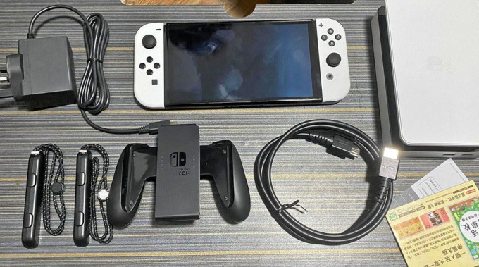 Nintendo Switch Oled White Full Set With Box! FOR SALE!