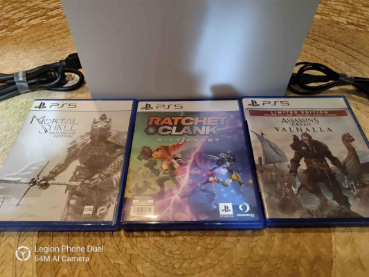 PS5 Disc Edition 825gb with 3 Games SALE OR SWAP