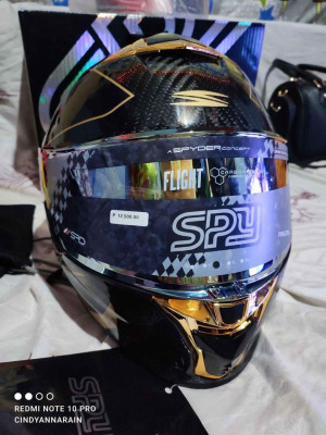 Rush For Sale Spyder Helmet Carbon Fiber