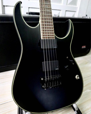 Ibanez Iron Label RGIR30BFE - Black Flat (w/ Gator Hardcase)