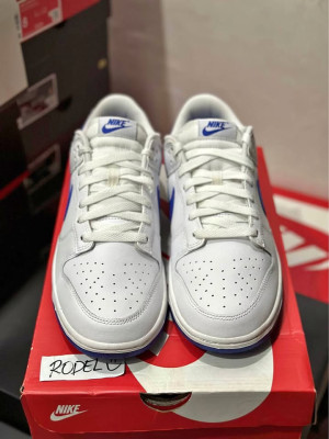 Dunk Low White Hyper Royal