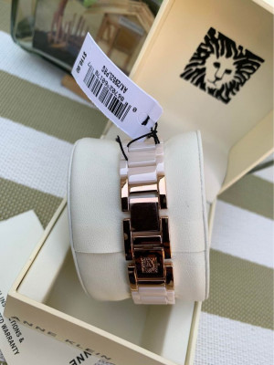 Anne Klein US Ceramic Watch!🇺🇸 Model: AK/2952LPRG