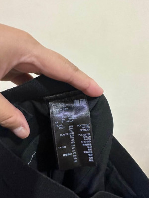 Uniqlo trouser pants back garterized