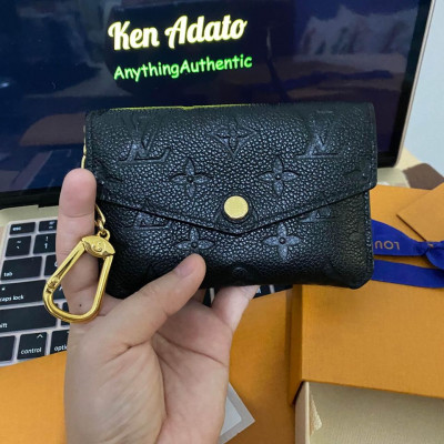 LV Key Pouch Empreinte Black