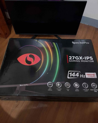 27 inch 144hz SpecterPro 27gx Gaming Monitor IPS panel 1 ms