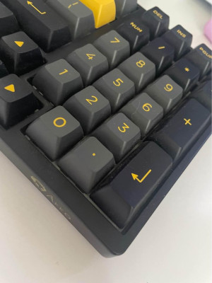 Akko Black & Gold 3098B Mechanical keyboard Black Jelly switches