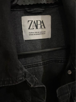 Original Zara Black Denim Jacket (women size)