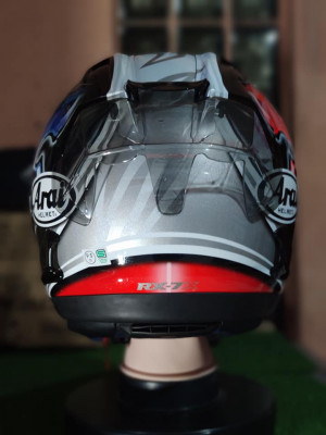 Arai rx7x nakano shuriken silver