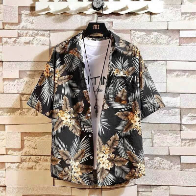 HAWAIIN FLORAL POLO FOR MEN KOREAN STYLE