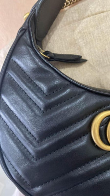 Gucci Marmont Half moon shaped mini bag