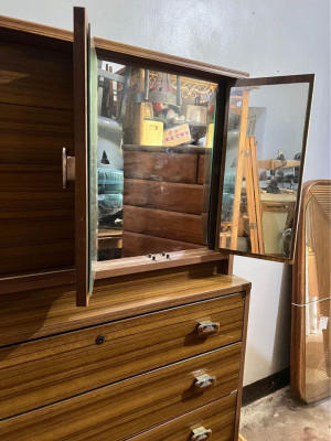 Midcentury Design chest drawer wirh cabinet